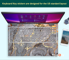 Dell Laptop Skin Marble Design Latitude 5540 Custom Sticker Gift For Mom favesky