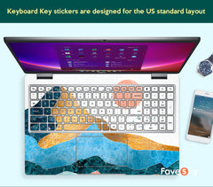 Gifts For Her Dell Laptop Skin Sunrise Design Xps Vinyl Sticker Inspiron favesky