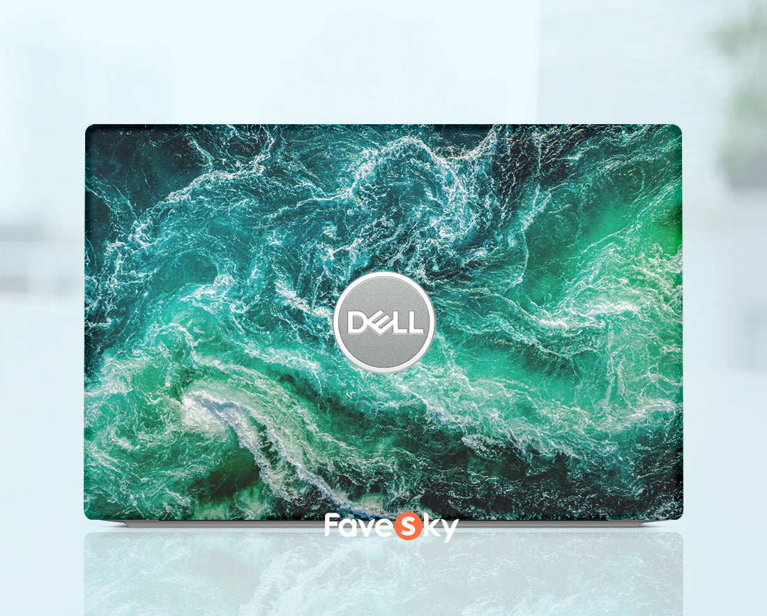 Personalized Gift Dell Latitude 5440 Skin Customizable Waves Vinyl Sticker favesky