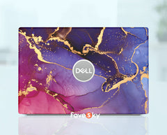 Dell Accessories Vostro 5471 Laptop Skin Purple Marble Vinyl Sticker Art favesky