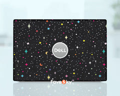 Personalized Skin Dell Laptop Sticker Custom black Abstract Gifts For Her favesky