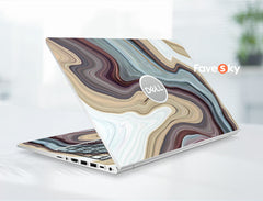 Custom Sticker Dell 3340 Laptop Skin Art Vinyl Marble Design Gift For Him favesky