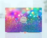 Dell Notebook Pre-Cut Custom Laptop Skin Vinyl Decal Colorful Light Design favesky