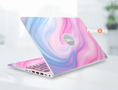 Dell Pre-Cut Custom Laptop Skin Precision Decals Design Marble Texture favesky