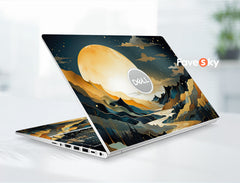 Art Laptop Skin Dell Accessories 5640 Decal Fantasy Moon Landscape Design favesky