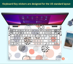 Dell Accessories Latitude 7410 Laptop Skin Custom Sticker Pink Marble favesky