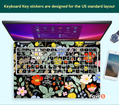 Dell Laptop Skins Latitude 5520 Personalized Flowers Fine Art Vinyl Gift favesky