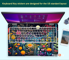 Dell Laptop Skin 7706 Sticker Vinyl Decal Nature Series Flowers And Plants favesky