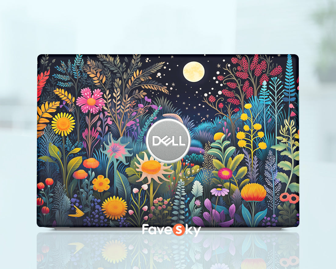 Dell Laptop Skin 7706 Sticker Vinyl Decal Nature Series Flowers And Plants favesky