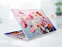 Laptop Skin Dell 7445 Decal Gift For Mom Pink Flower Patterns Prints favesky