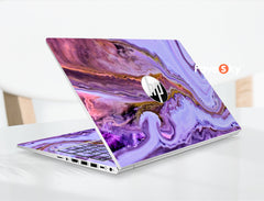 HP 1040 G7 Decal Purple Gold Marble Art Perfect Gift for Luxury Lovers favesky