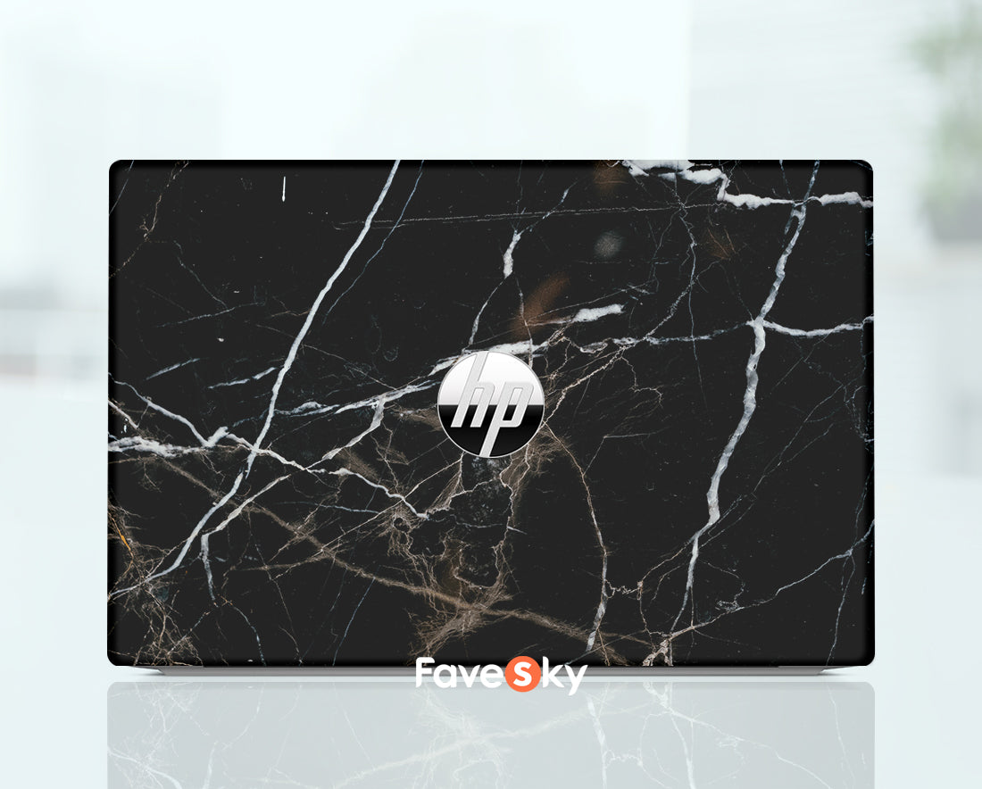 ZBook 15u G5 Decal Classic Black Marble Texture Gift for Professionals favesky