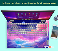 Yoga 9i laptop Skin dreamy starry sky cloud art design creative gift favesky