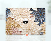 Spectre x360 Wrap Elegant Blue and White Floral Design with Golden Accents favesky