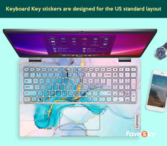 ThinkPad X12 Detatchable laptop Skin Artistic Flowing Color Abstract Design favesky