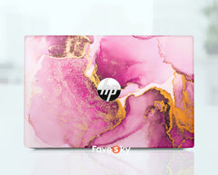 HP Envy 13 Computer Decal Fantasy Pink Gold Abstract Art Design Unique Gift favesky