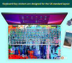 Legion Y7000 Computer Sticker Vibrant Abstract Art Design Creative Art Gift favesky