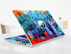 HP ZBook Firefly laptop decals Vibrant and colorful abstract art design favesky