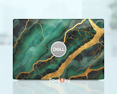 Dell 3520 Laptop Skin Vinyl Decal Personalised Gift Abstract Green Design favesky