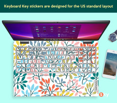 IdeaPad Flex 5 laptop Accessories Colorful Plant Art Design Creative Gift favesky