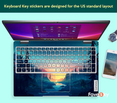 Lenovo Legion 5 Pro laptop Accessories creative colorful fantasy forest favesky