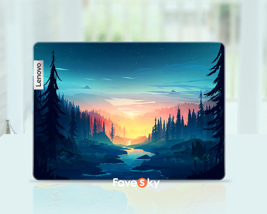 Lenovo Legion 5 Pro laptop Accessories creative colorful fantasy forest favesky