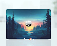 Pavilion Series laptop skin fantasy forest river starry sky creative gift favesky