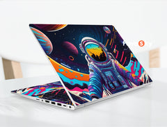 Spectre x360 computer decals Fantasy cosmic astronaut design Creative gift favesky