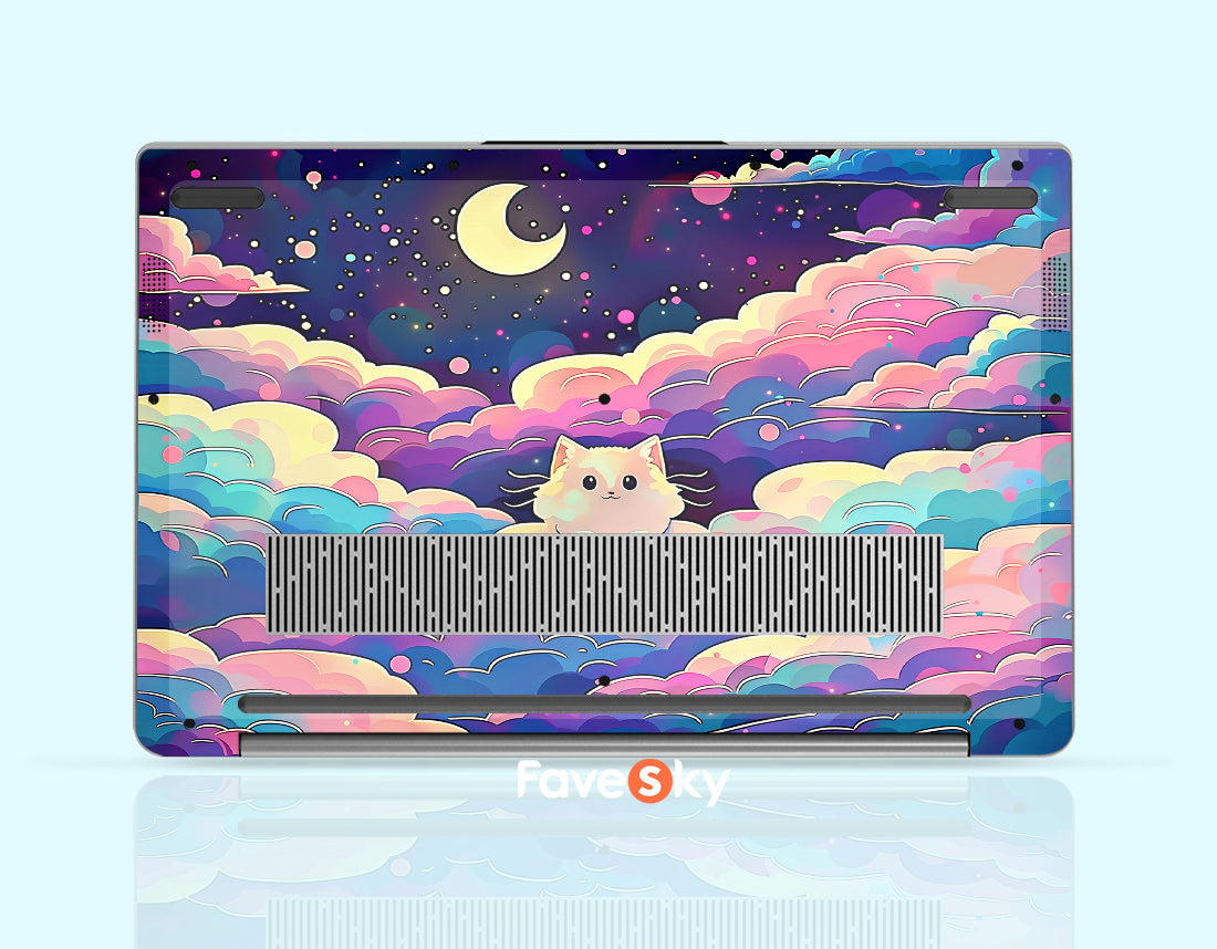 Laptop Accessories Dell Skins Custom Gifts Aesthetic Night Sky Design favesky