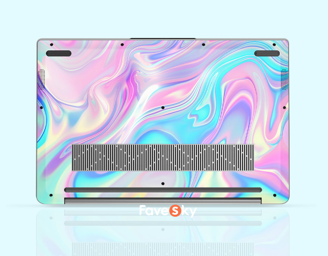 Custom Laptop Skin Dell Decal Color Laser Style Design Children's Day Gift favesky