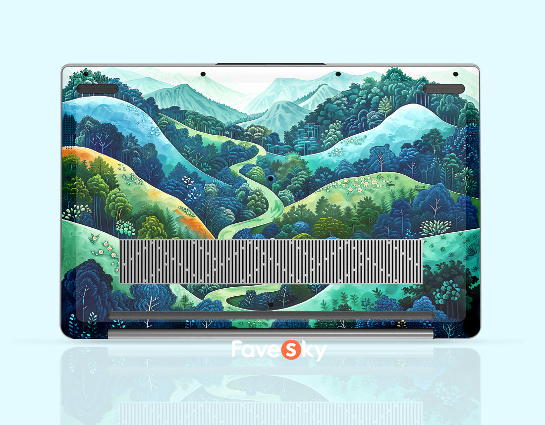Laptop Protective Skin The Beauty of Landscape Design Dell Keyboard Sticker favesky