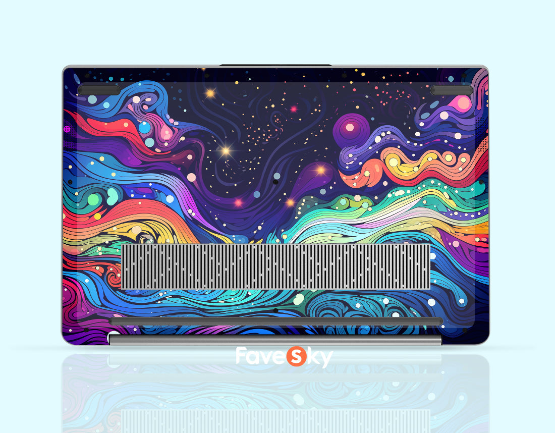 Dell 7445 Skin Vinyl Decal Custom Gift Colorful Starry Oil Painting Design favesky