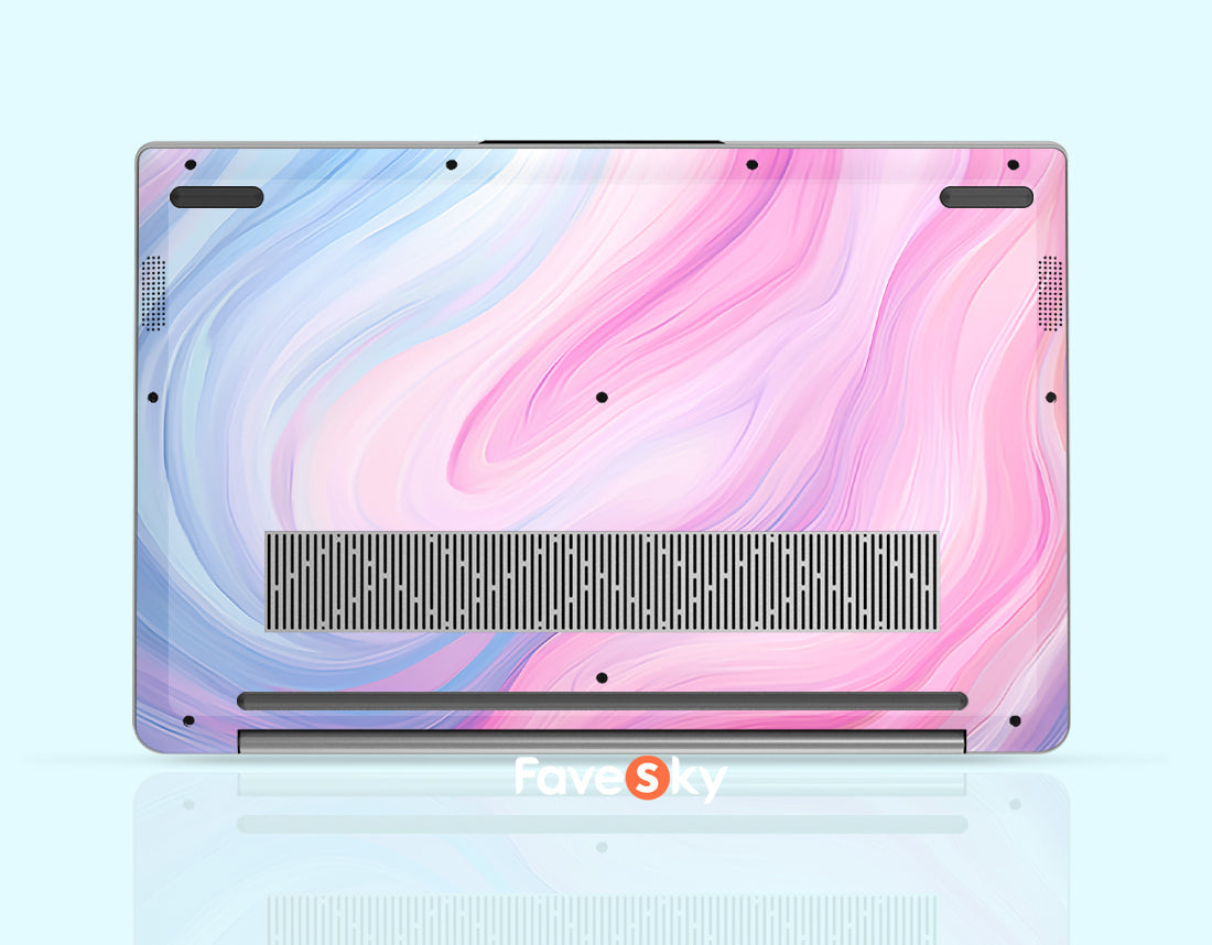 Dell Pre-Cut Custom Laptop Skin Precision Decals Design Marble Texture favesky